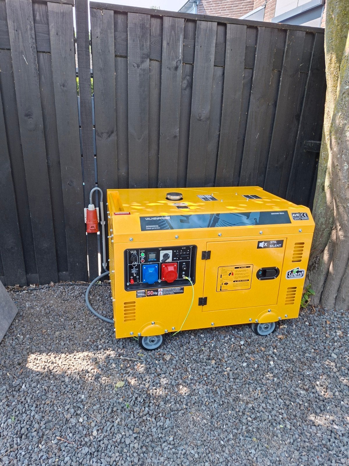 Nieuw! Silent Valkenpower 8kw diesel agregaat., Ophalen, Nieuw