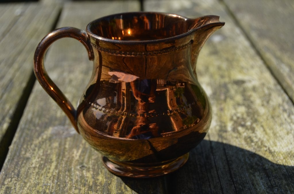 Goudsteen water/melkkan Staffordshire ca. 1850, Ophalen of Verzenden