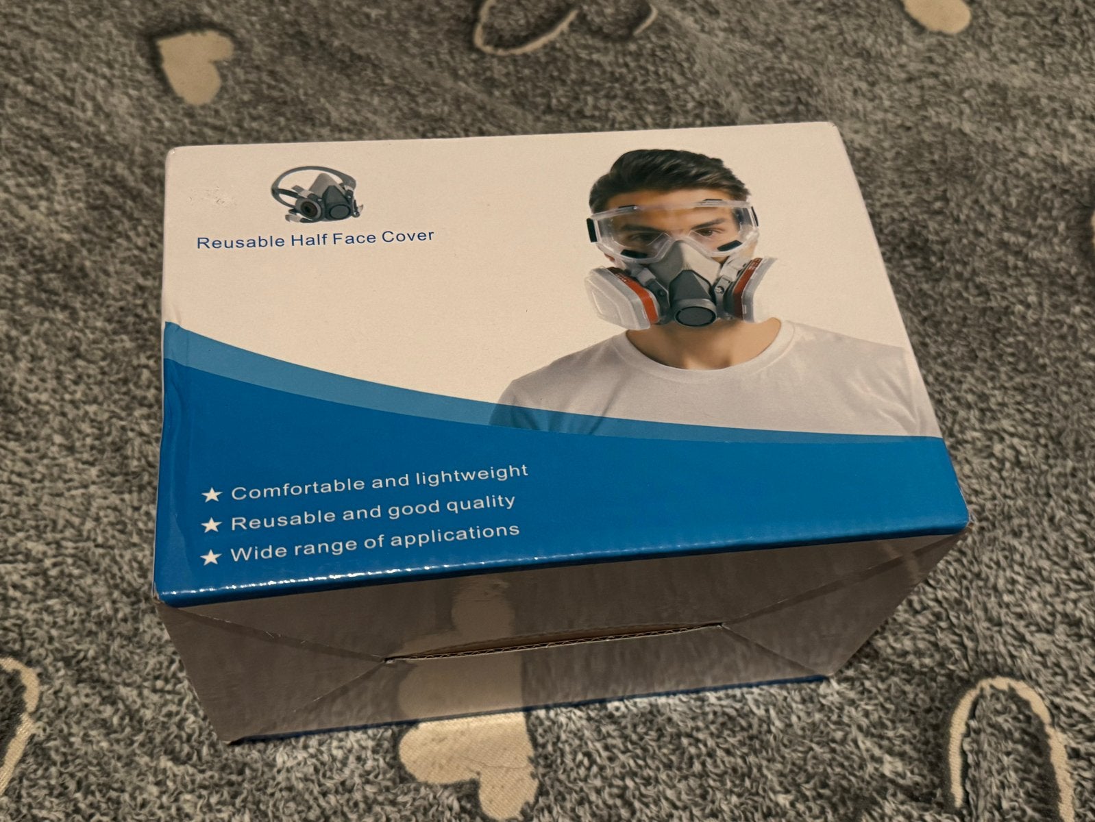 Nieuw 6200 Halfgelaatsmasker Gasmasker met Filters en Bril, Ophalen of Verzenden, Nieuw, Halfgelaatsmaskers