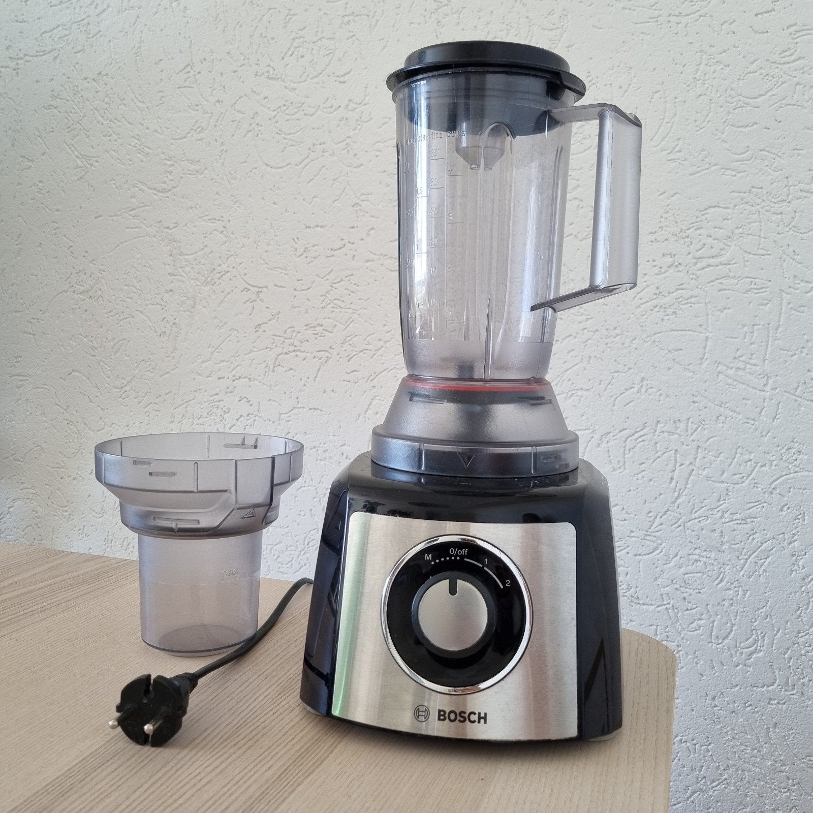 Bosch Blender met hakmolen - Zwart/RVS, Witgoed en Apparatuur, Ophalen of Verzenden, Blender