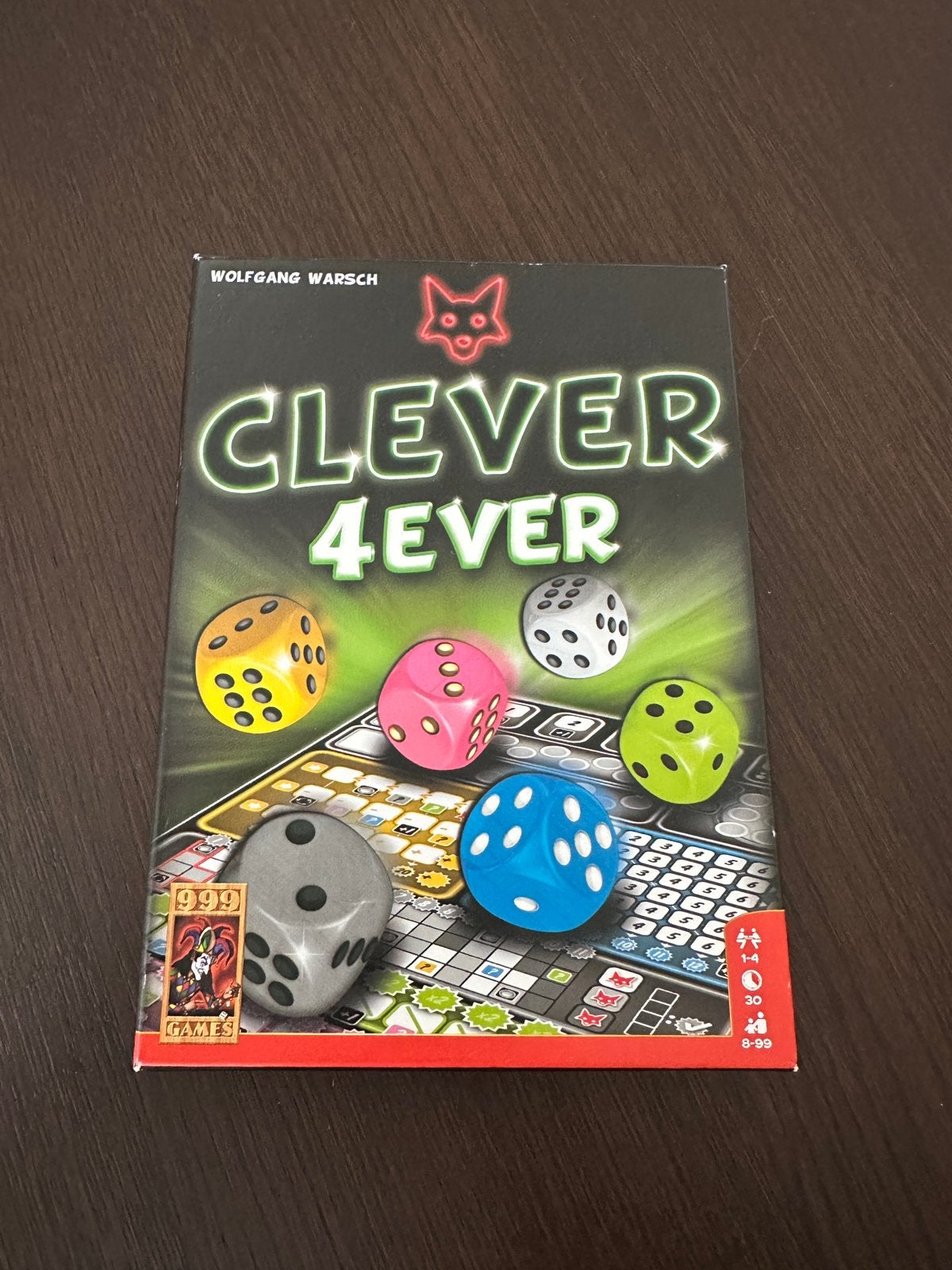 Clever 4 ever dobbelspel, Hobby en Vrije tijd, Gezelschapsspellen | Bordspellen, Ophalen of Verzenden, Zo goed als nieuw