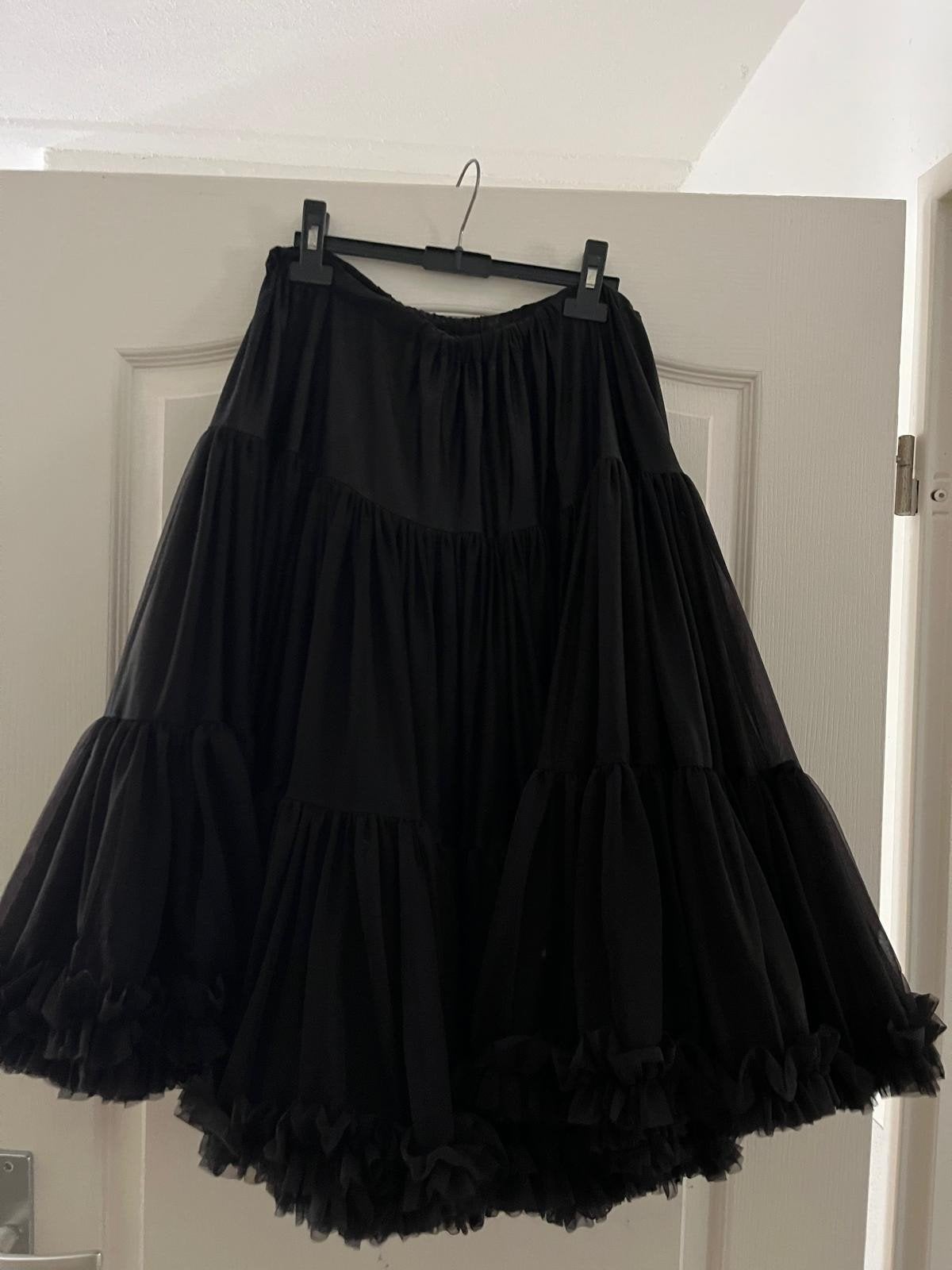 petticoat, Maat 38/40 (M), Zwart, Ophalen of Verzenden, Zo goed als nieuw