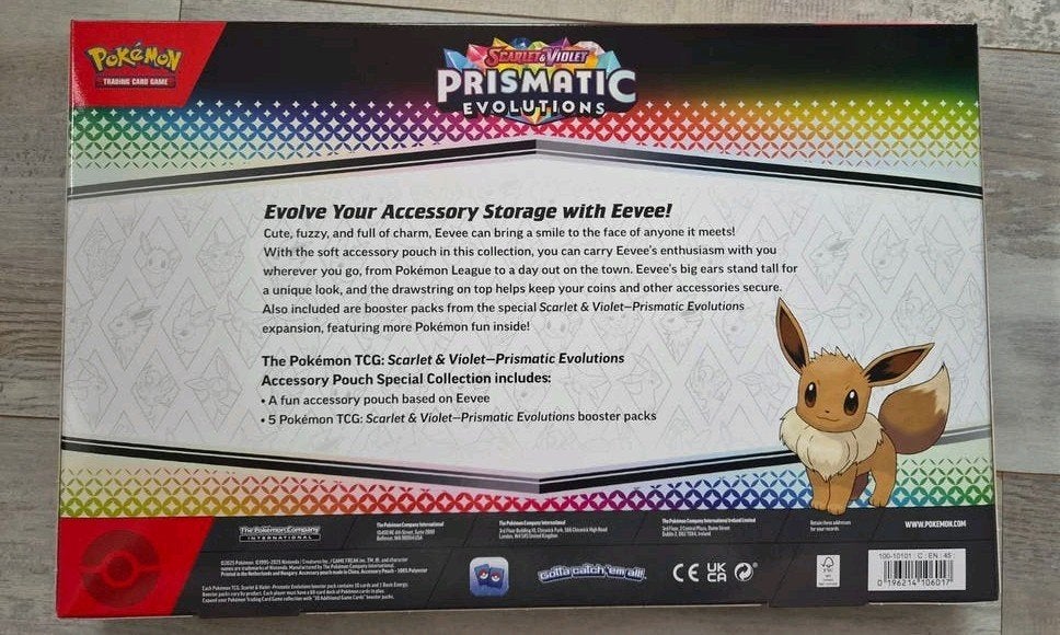 Scarlet & Violet Prismatic Evolutions Accessory pouch, Verzenden, Nieuw, Overige typen