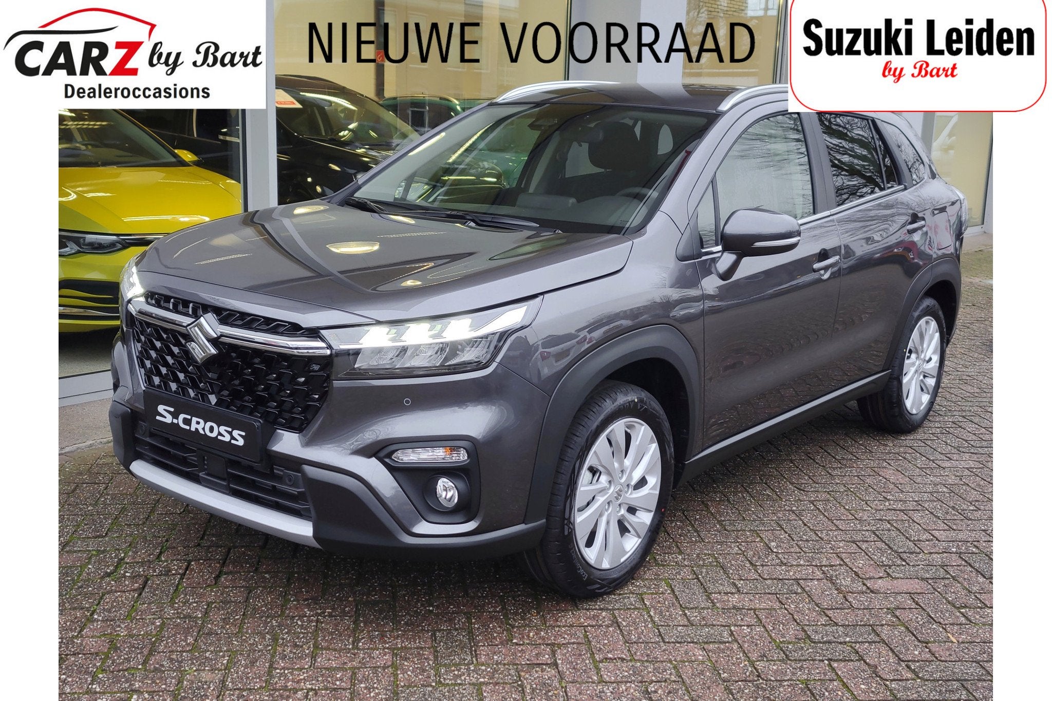 Suzuki S-Cross 1.4 BOOSTERJET SELECT SMART HYBRID Direct Lev, Auto's, Suzuki, Voorwielaandrijving, 12 maanden, Stof, Zwart