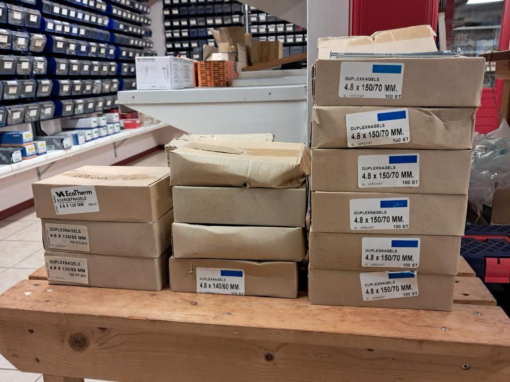 21 pak Duplexnagels diverse lengtes, Ophalen