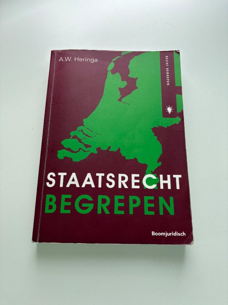 Staatsrecht begrepen, Boeken, Boomjuridisch, Zo goed als nieuw, Gamma, HBO