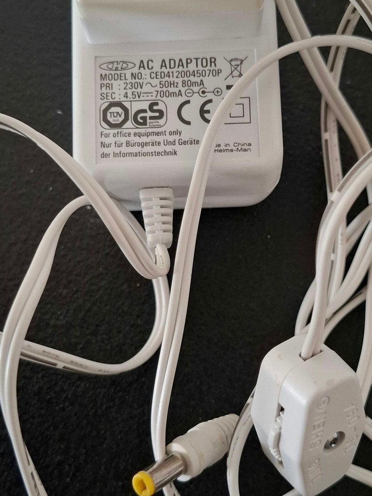 Lemax adapter 4,5 Volt nummer 1 van 2 Kerstdorp, Ophalen of Verzenden, Zo goed als nieuw