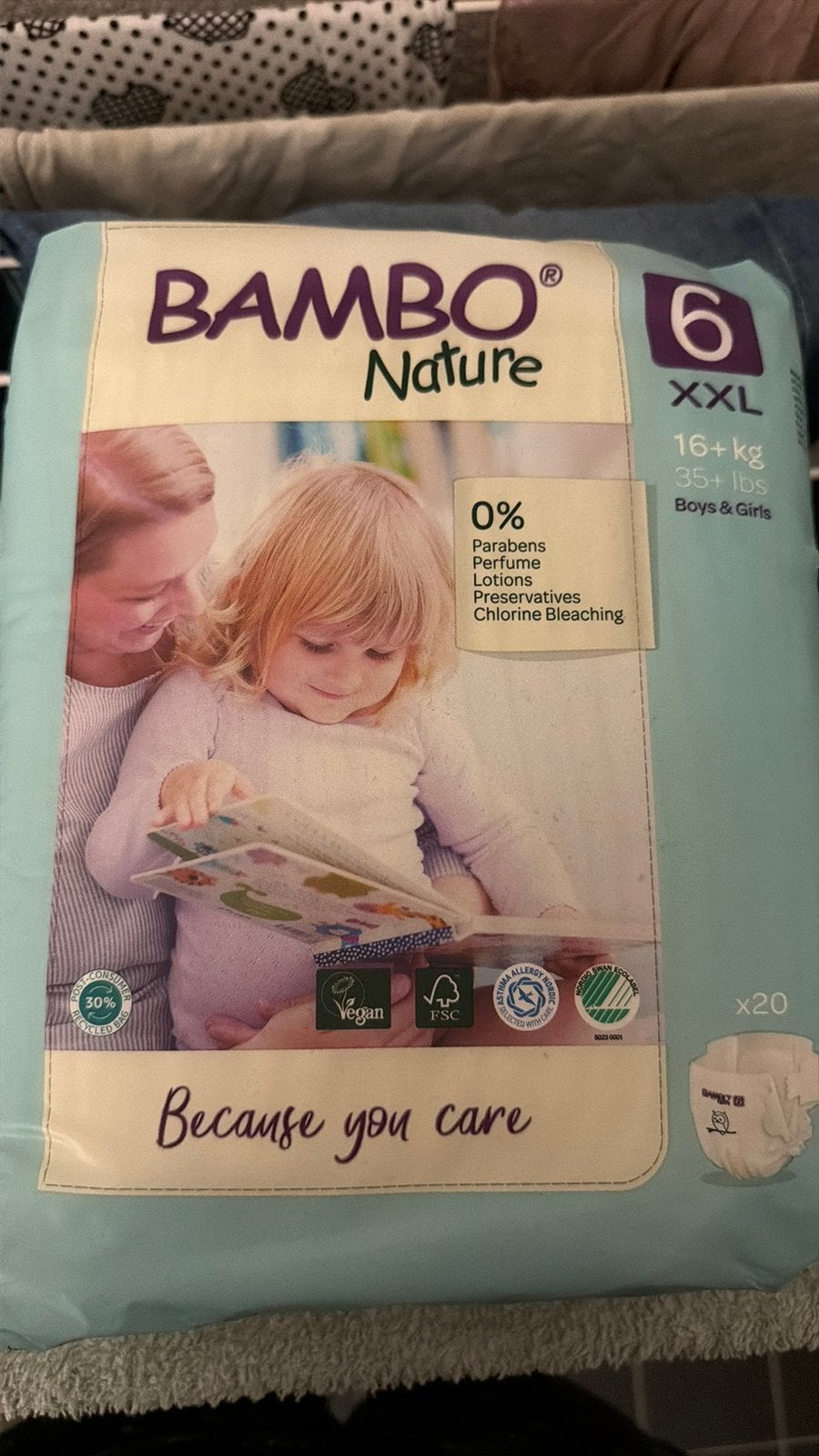 Bambo Nature Luiers Maat 6 XXL (16+ kg) - 20 stuks, Ophalen of Verzenden, Nieuw, Overige merken