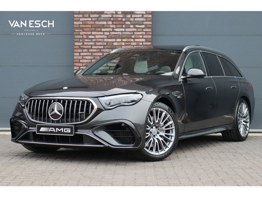 Mercedes-Benz E-Klasse Estate AMG 53 4MATIC+ Premium+ | 585p, Auto's, Mercedes-Benz, Gebruikt, Vierwielaandrijving, Zilver of Grijs