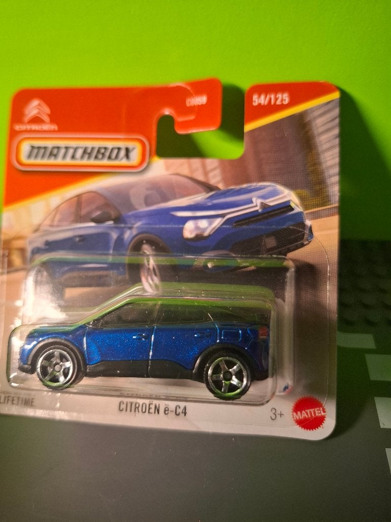 Matchbox 54 - Citroën e-C4 [blauw] 1/60 MIB, Ophalen of Verzenden, Nieuw, Auto