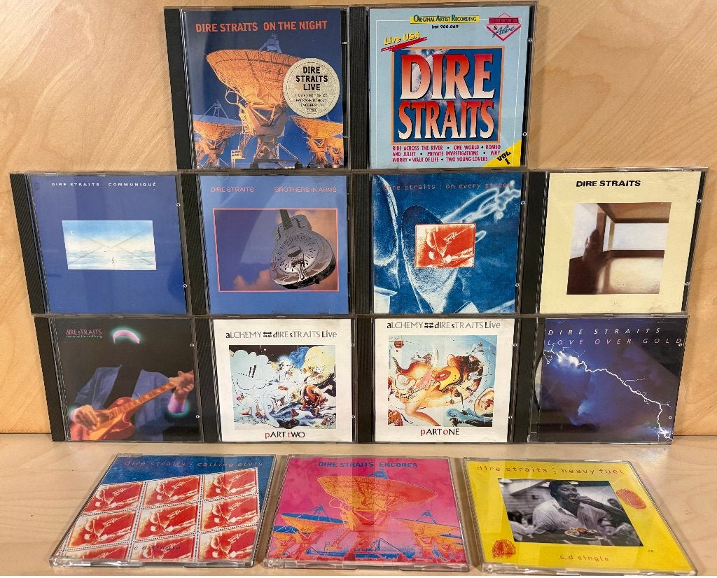 Dire Straits 13 CD’s incl. vroege W. Germany & Red Swirls, Ophalen of Verzenden, Zo goed als nieuw, Poprock, Live-album