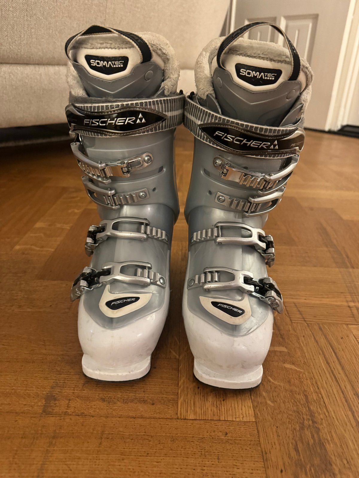 Fischer Skischoenen - Maat 38 (24,5), Sport en Fitness, Ophalen, Fischer, Schoenen, Zo goed als nieuw