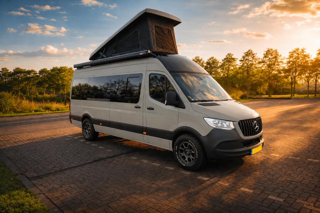 Mercedes Sprinter Foresta 700, Caravans en Kamperen, Campers, Automaat, Chemisch toilet, Mercedes-Benz, Bedrijf