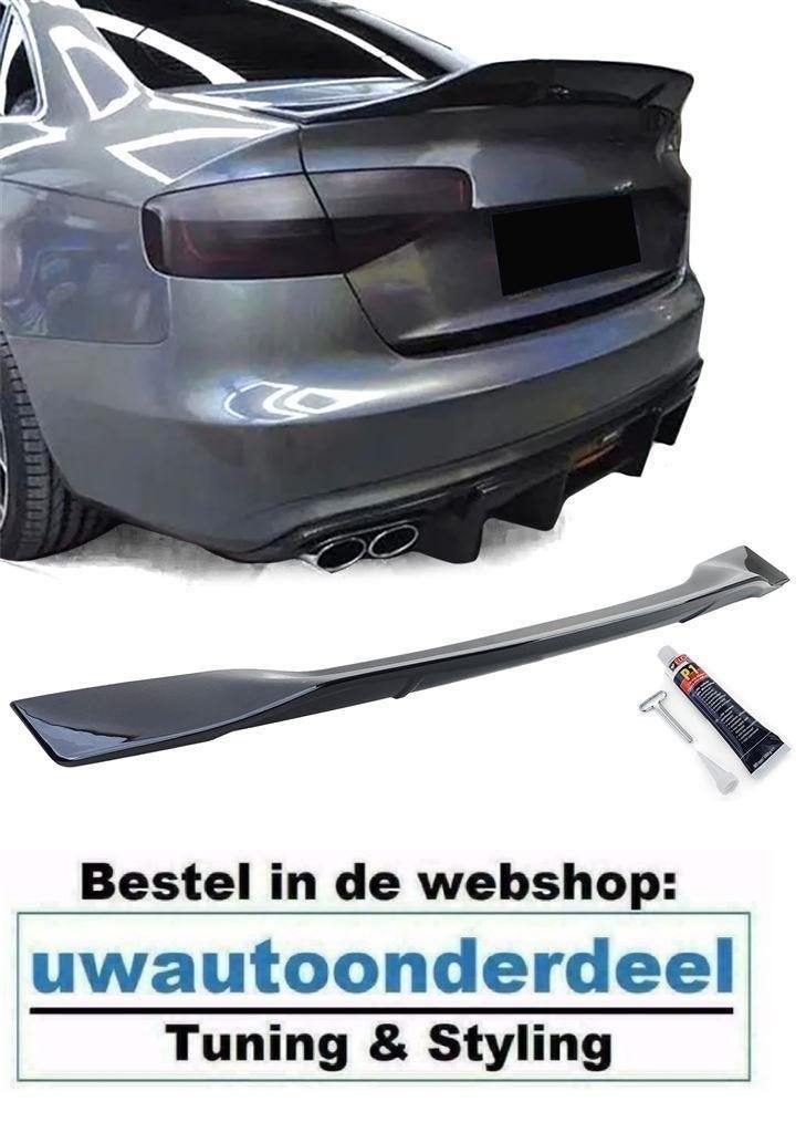 Achterklep Ducktale Spoiler Zwart Geschikt voor Audi A4 8K S, Verzenden, Automotive Parts, A.parts@hotmail.nl, Trasmolenlaan 12 3447 GZ Woerden