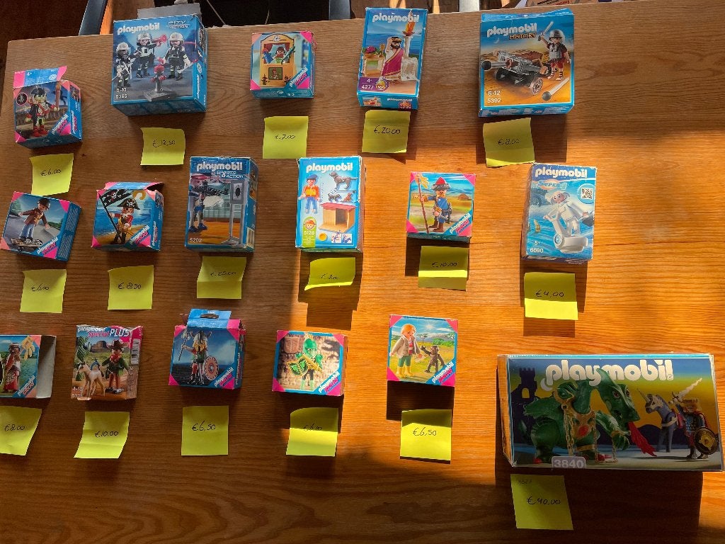 Mooie vintage Playmobil-sets – originele dozen, Losse onderdelen, Ophalen of Verzenden, Zo goed als nieuw, Figuren