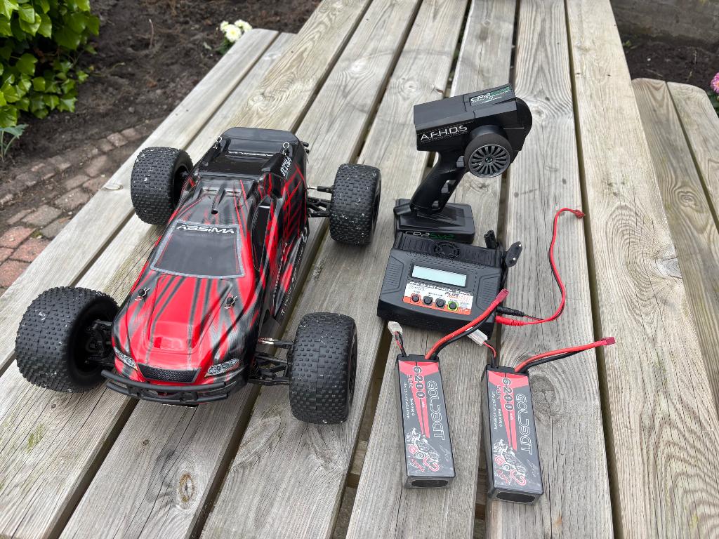 RC auto Absima AT3.4 met veel extra’s, Auto offroad, Zo goed als nieuw, Schaal 1:10, RTR (Ready to Run)