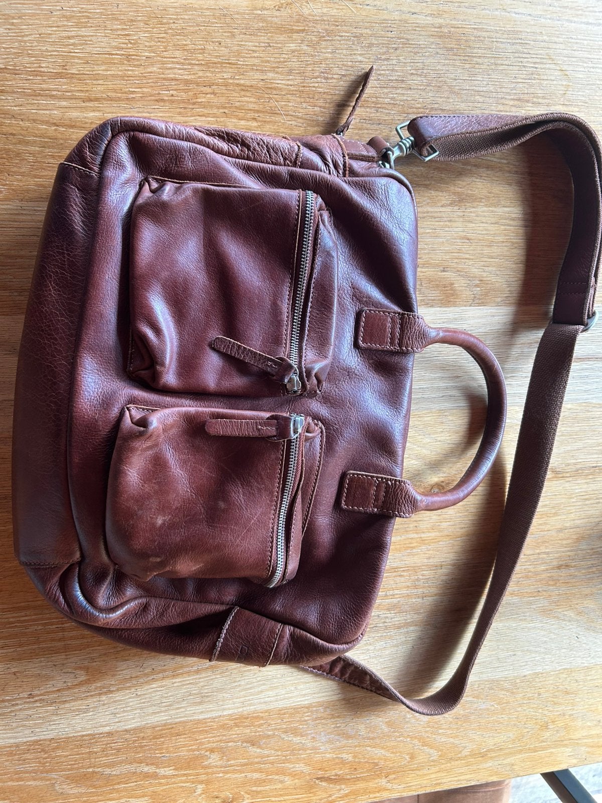 Cowboysbag Laptoptas ‘ The Bag’, Ophalen of Verzenden, Zo goed als nieuw, Bruin