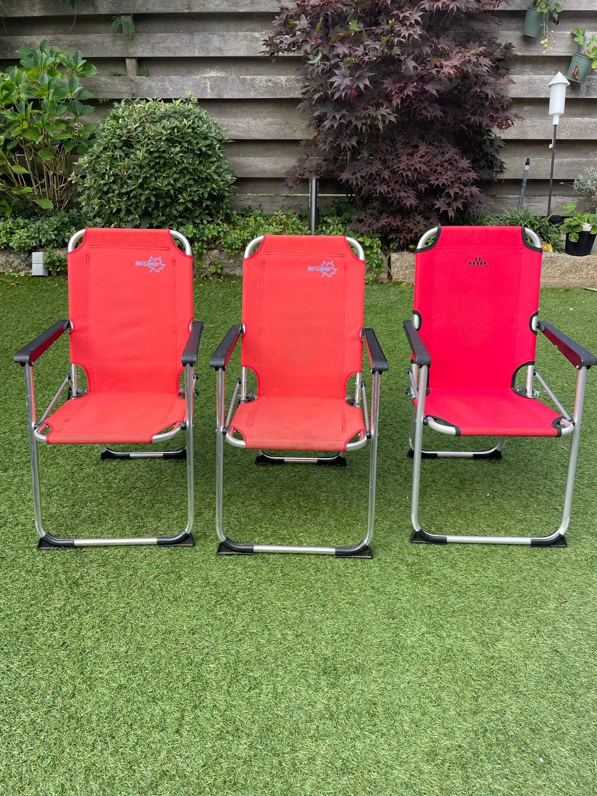 Bo-Camp kinder campingstoelen inklapbaar (3 stuks), Caravans en Kamperen, Ophalen, Gebruikt, Campingstoel