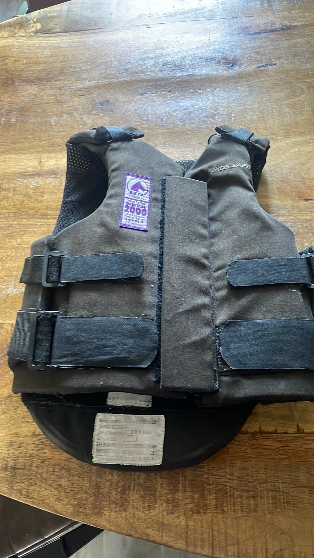 Bodyprotector kind, Dieren en Toebehoren, Paarden en Pony's | Beschermers, Ophalen of Verzenden, Gebruikt, Rijden