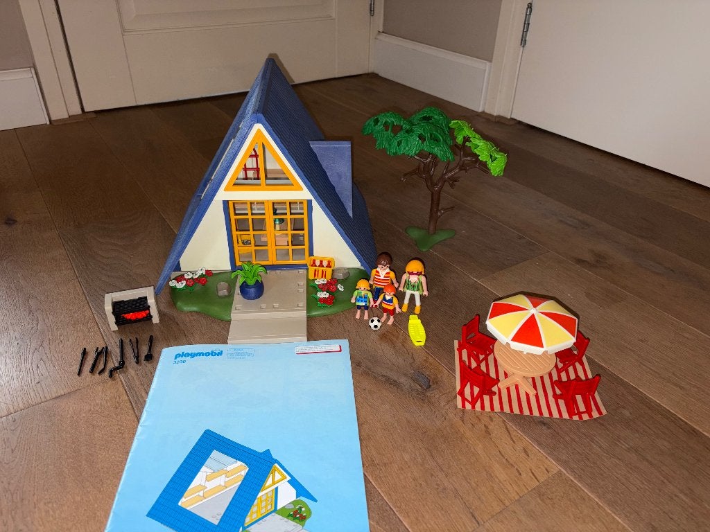 Vakantiehuis van Playmobil (#3230), Ophalen, Gebouw, Complete set, Zo goed als nieuw