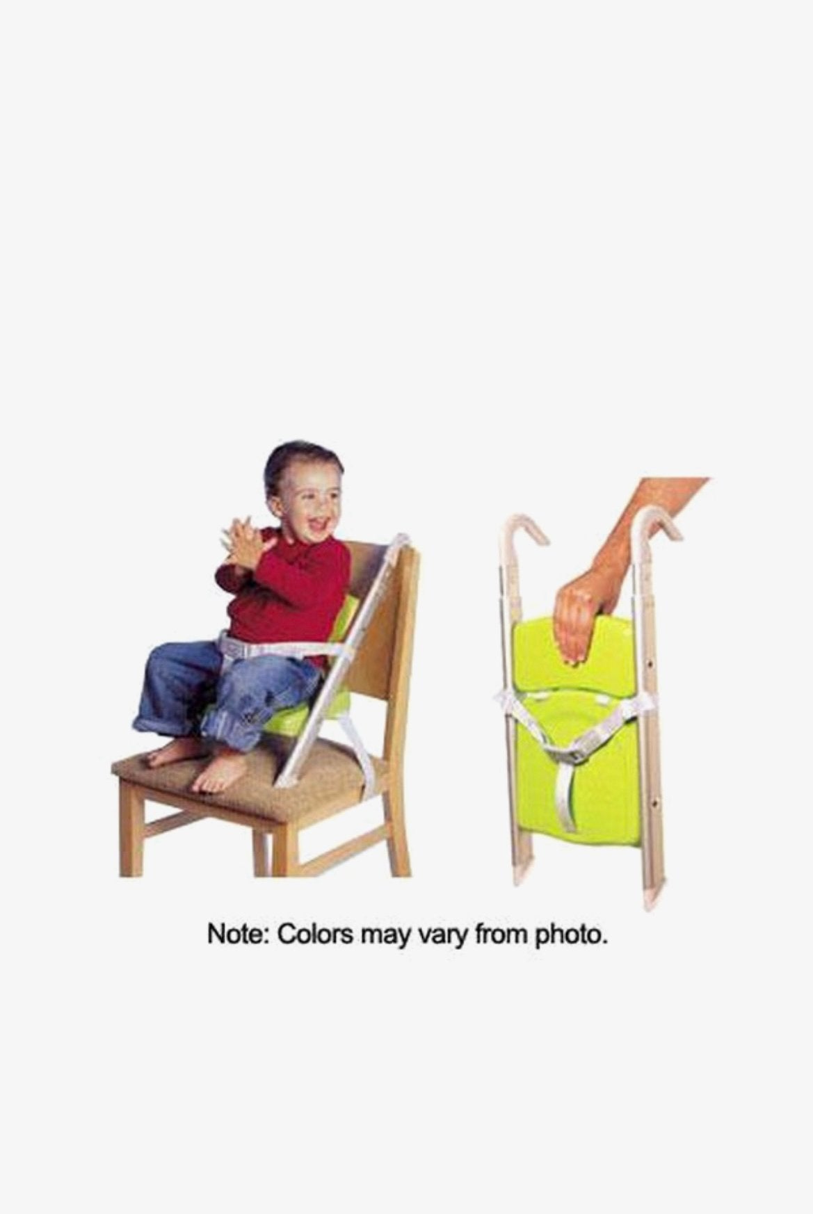 Litaf hang&seat kinderstoel verhoger inklap&draagbaar / reis, Ophalen of Verzenden, Zo goed als nieuw, Inklapstoel, Gordel(s)