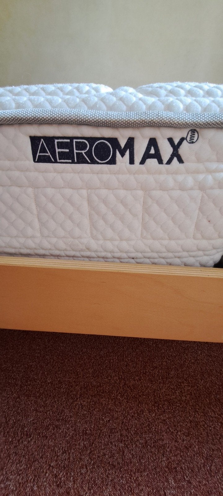 Auping bed 160 x 210 + AEROMAX Savior Swiss Sense Matrassen, Ophalen of Verzenden, Gebruikt, Tweepersoons