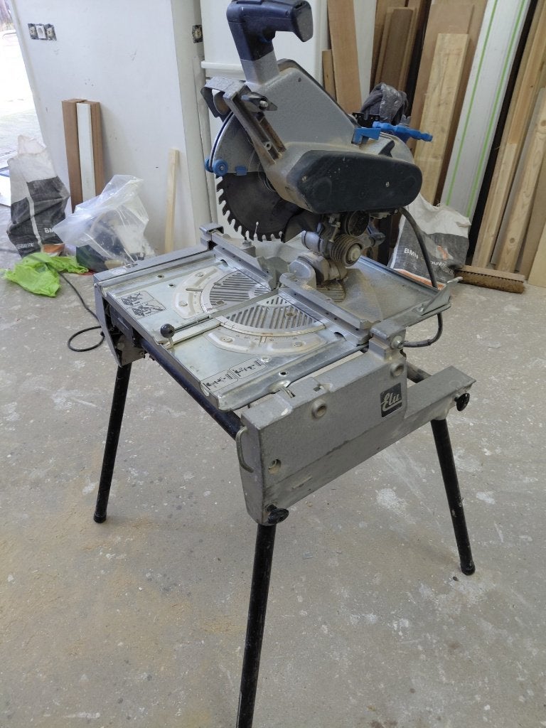 Goed werkende ELU combi zaagtafel te koop., Ophalen, Gebruikt, Cirkelzaag, Elu