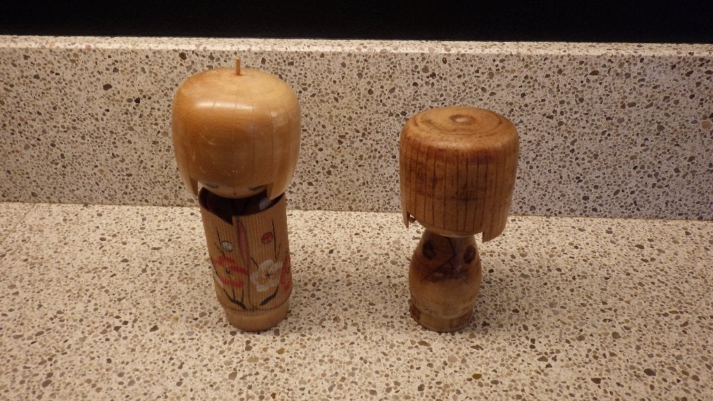 2 mooie kokeshi poppen, Ophalen of Verzenden, Overige typen