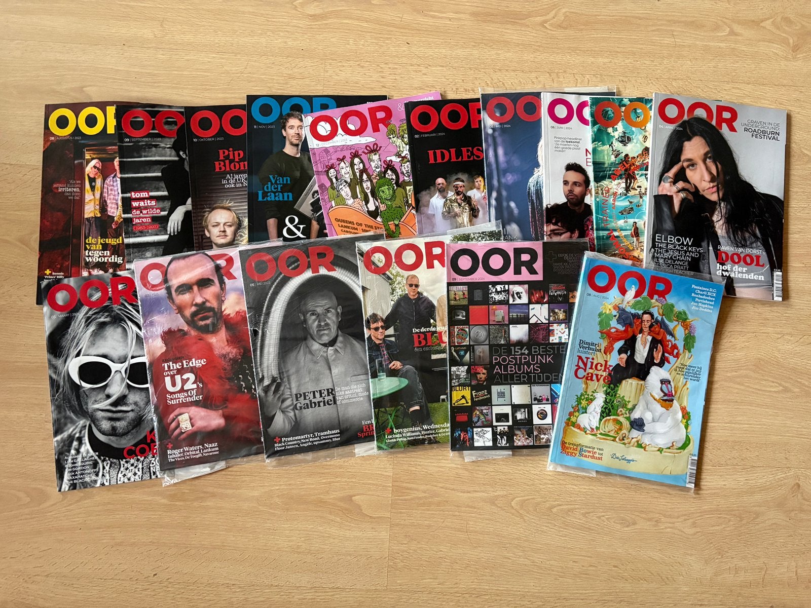 Zeventien Oor tijdschriften waarvan zes nog in plastic., Ophalen of Verzenden, Nieuw, Muziek, Film of Tv