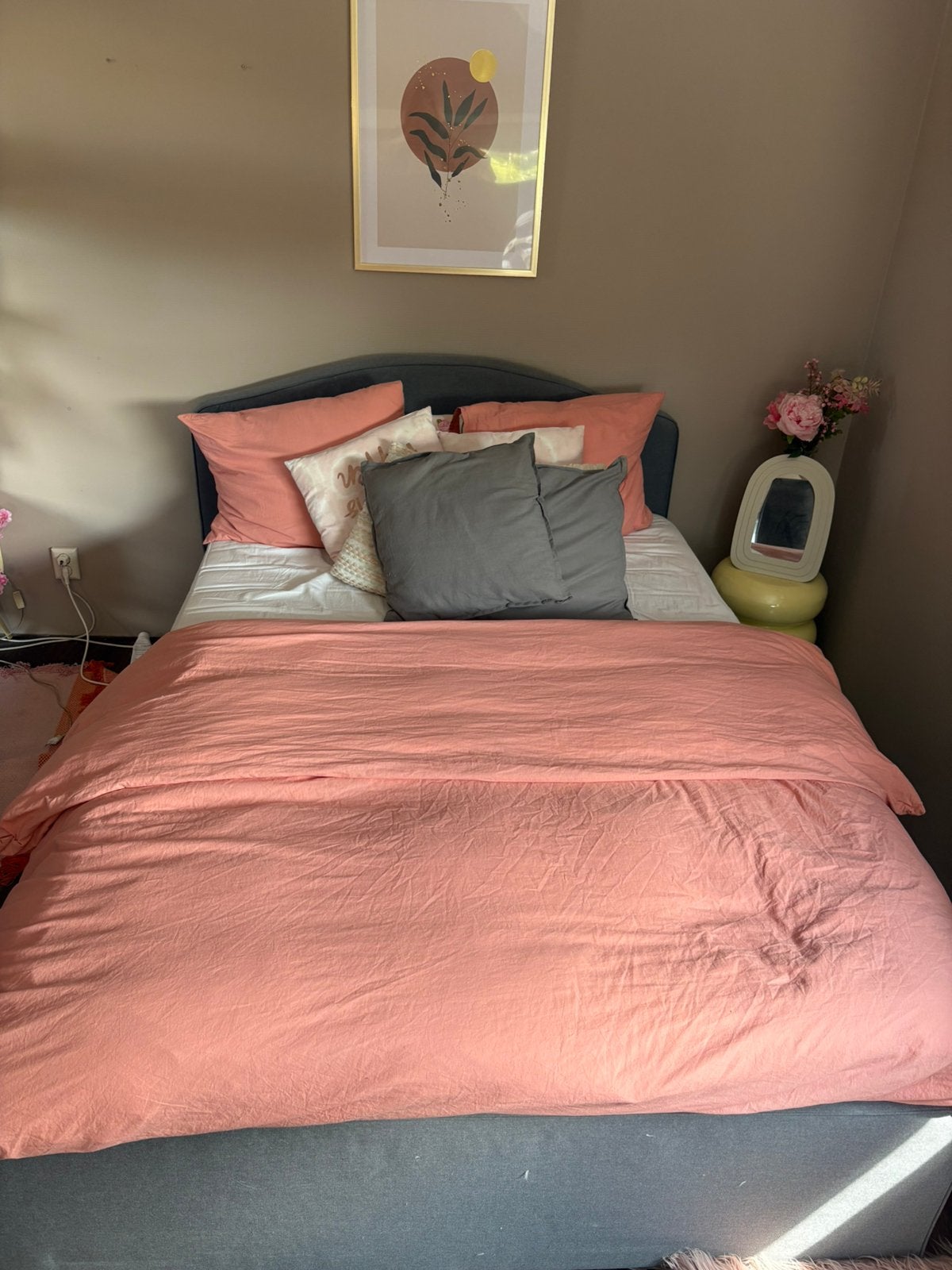 2 persoonsbed, Ophalen, Tweepersoons, 140 cm, Zo goed als nieuw