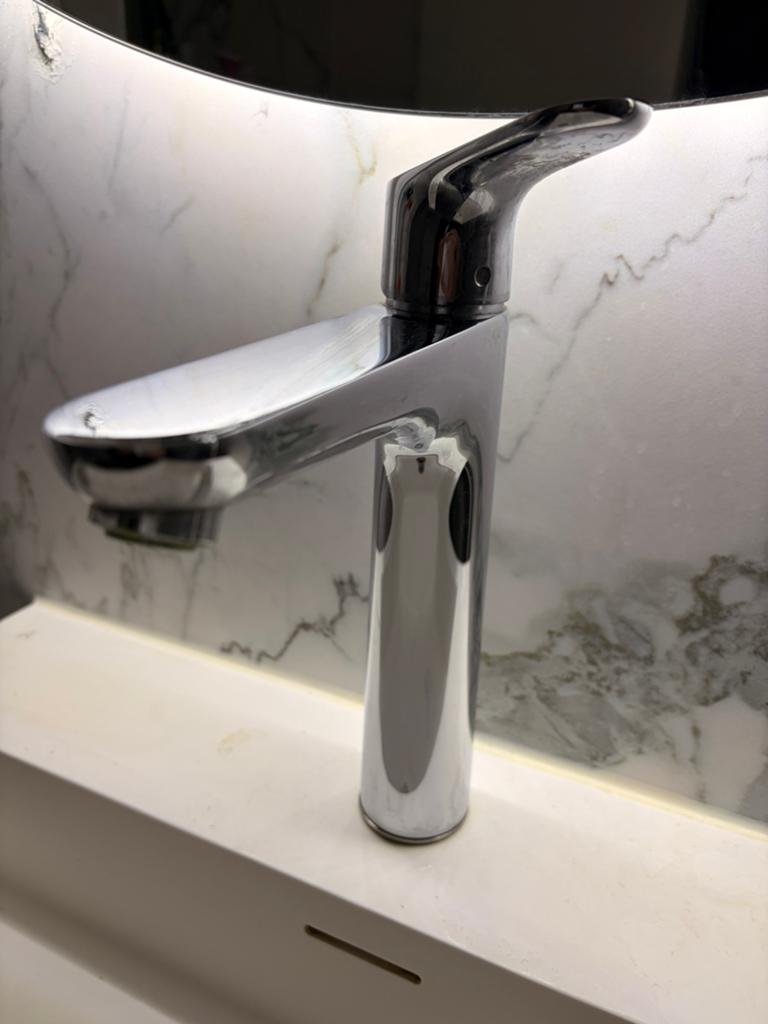 HansGrohe keukenkraan - Hoog (28cm), Ophalen, Chroom, Kraan