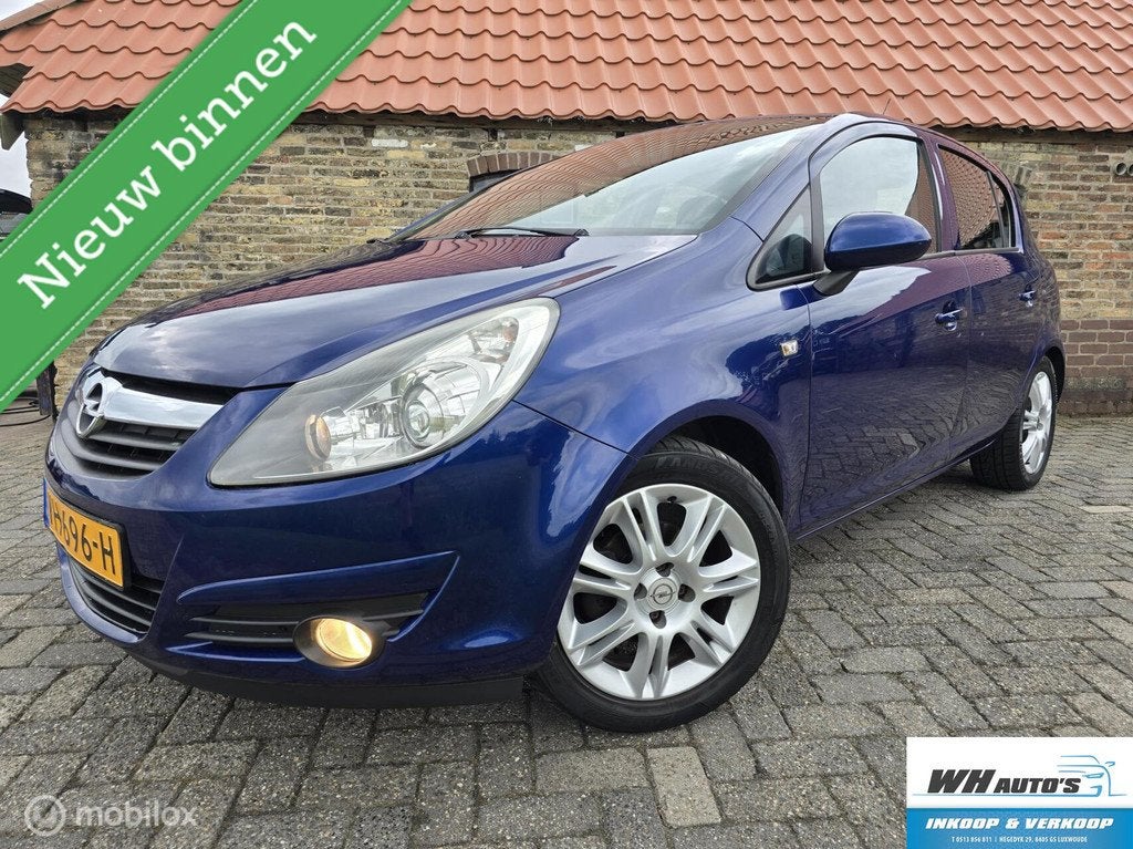 Opel Corsa 1.2-16V Business nette auto!, Auto's, Voorwielaandrijving, Gebruikt, 4 cilinders, Blauw