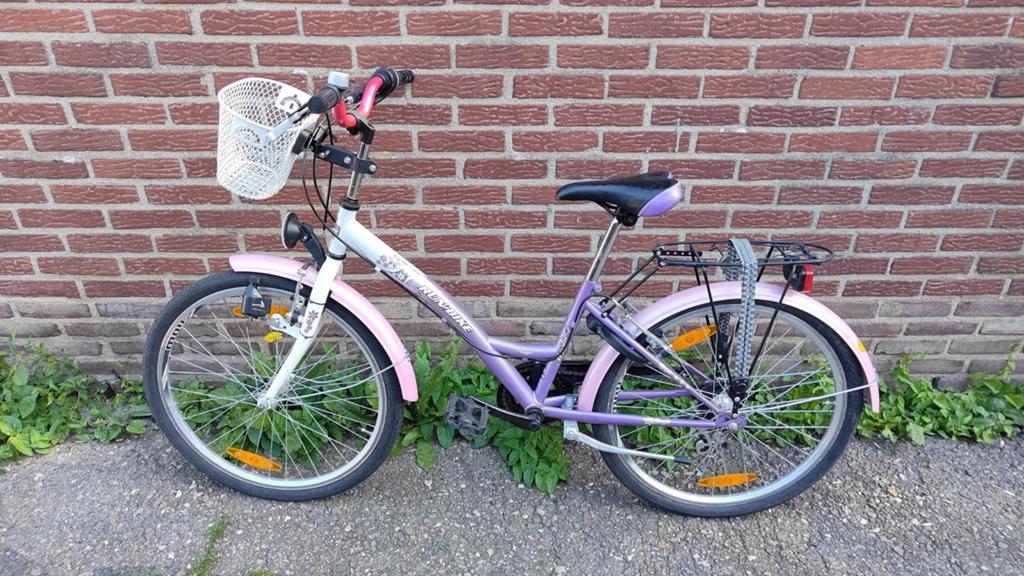 Kinderfiets met mandje, slot, handremmen en versnellingen, Fietsen en Brommers, Fietsen | Kinderfietsjes, Ophalen, 20 inch of meer