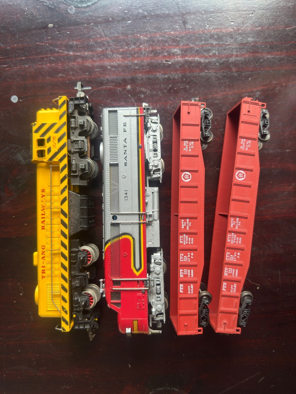 Fleischmann 1341, 1426 x2 en Tri-ang R155 | Modelspoor h0, Gelijkstroom, Fleischmann, Ophalen of Verzenden, Analoog