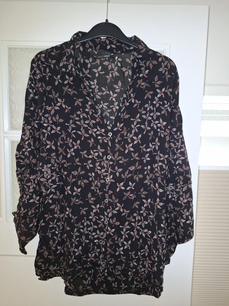 Zwarte blouse Dreamstar 40, Kleding | Dames, Ophalen of Verzenden, Gedragen, Maat 38/40 (M), Zwart