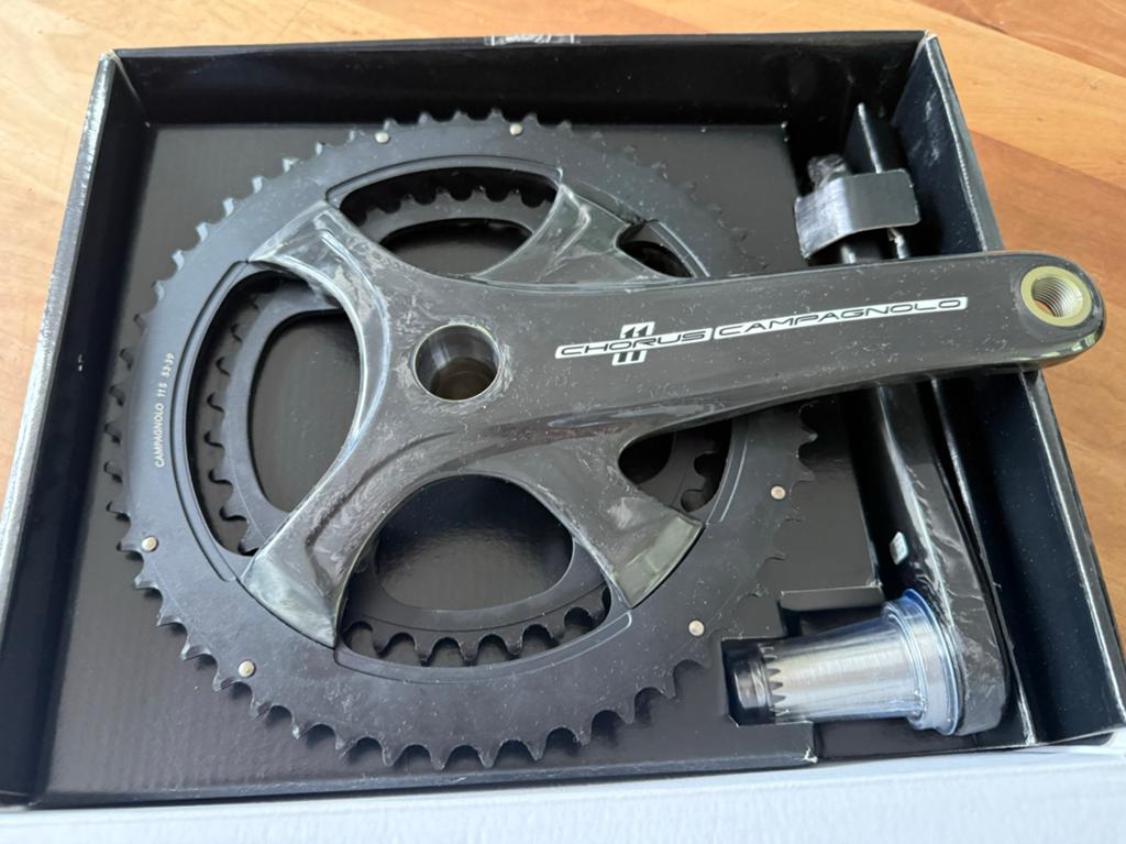 Campagnolo Chorus 11 speed carbon crankset 53/39 175 mm, Crankstel of Pedalen, Nieuw, Ophalen of Verzenden, Racefiets