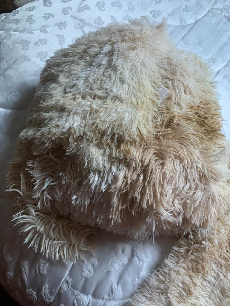 Nieuw Teddy Dekbedovertrek 200x200 met 2 Slopen, Beige, Dekbedovertrek, Ophalen of Verzenden, Nieuw