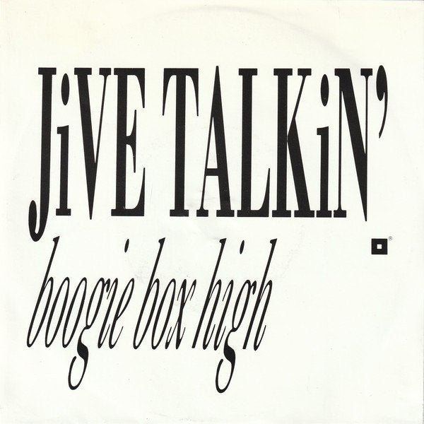 Boogie Box High: Jive Talkin' / Rhythm Talkin', Gebruikt, 7 inch, Ophalen of Verzenden, Fotohoes