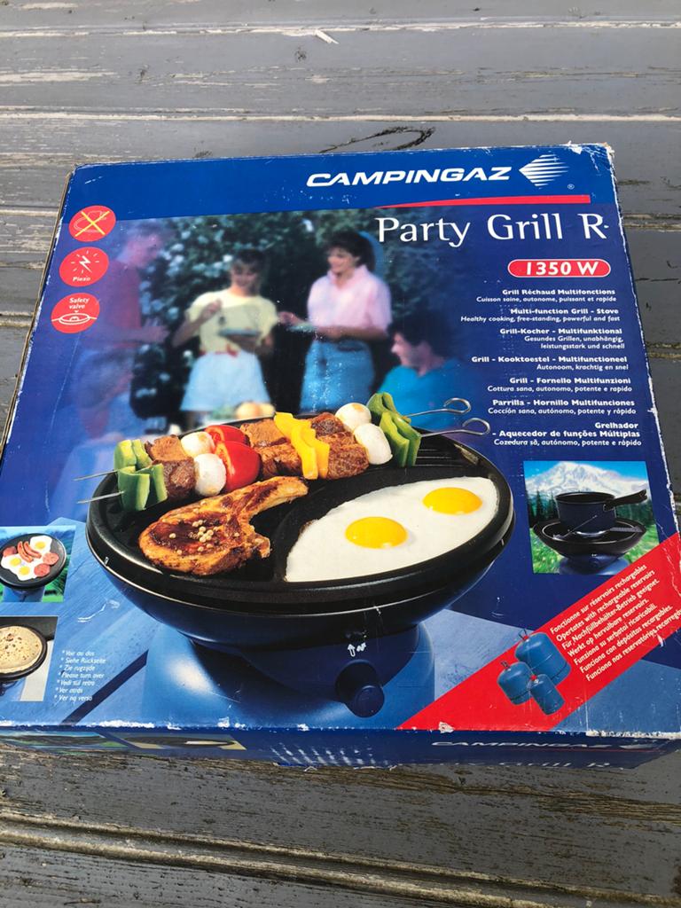 Camping partygril, Ophalen of Verzenden, Zo goed als nieuw