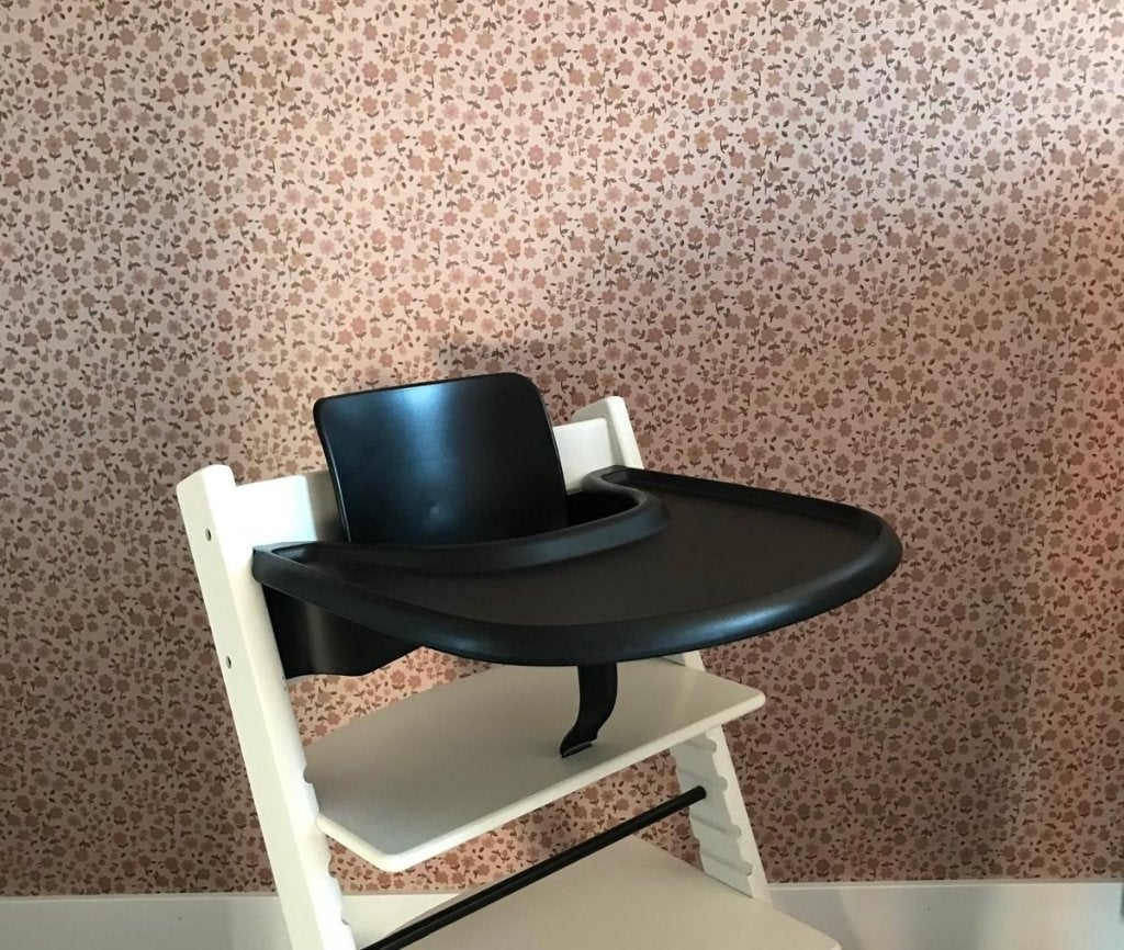 Nieuw! Babyset met Playtray zwart voor stokke tripp Trapp, Ophalen of Verzenden, Nieuw, Meegroeistoel, Gordel(s)