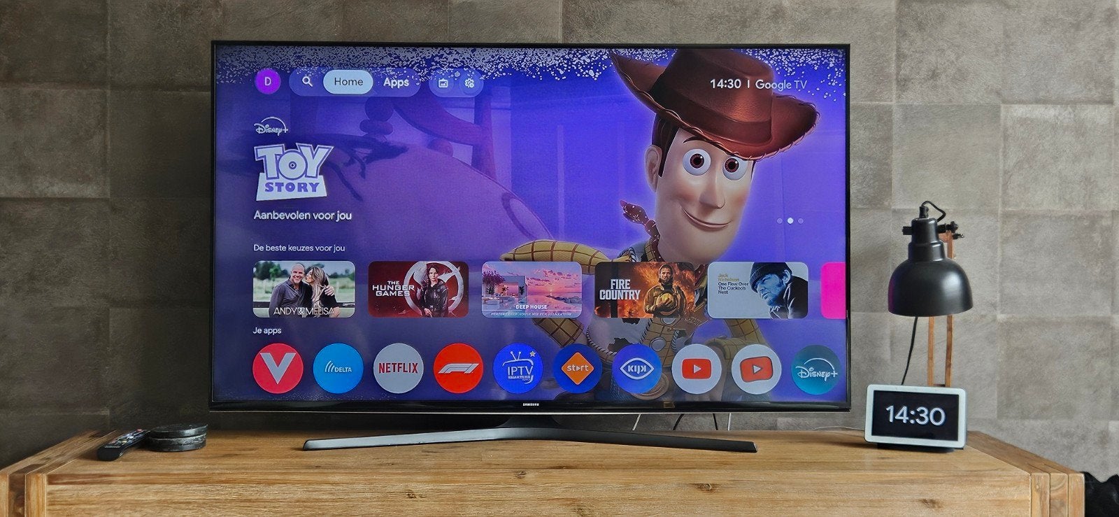 Samsung 55 inch Smart TV - goede staat, Ophalen, 50 Hz, Samsung, 100 cm of meer