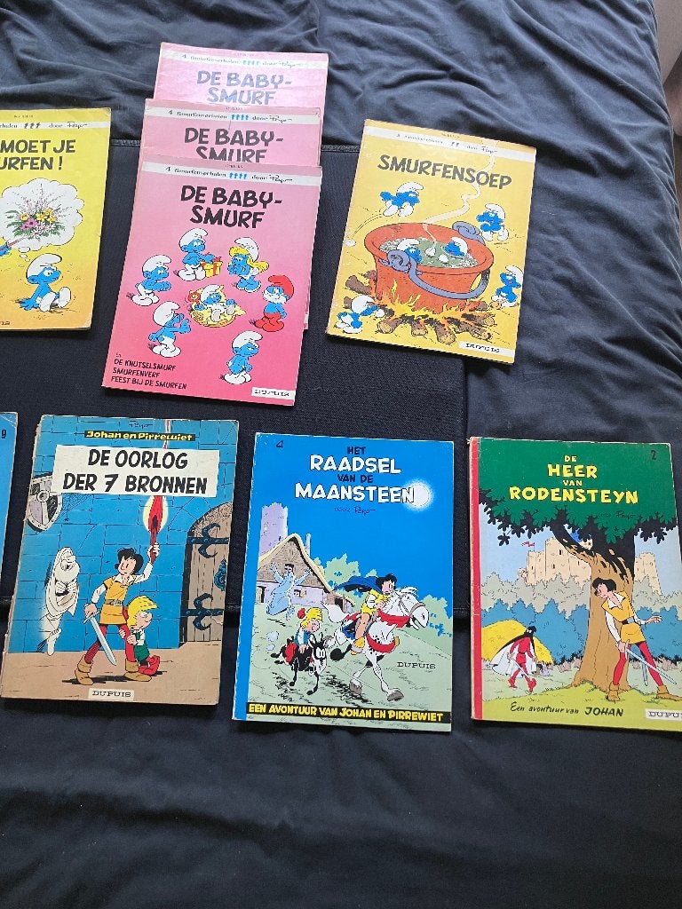 Smurfen en Johan en Pirrewiet stripboeken (12 stuks), Verzamelen, Ophalen of Verzenden, Gebruikt, Verschillende Smurfen, Stripboek