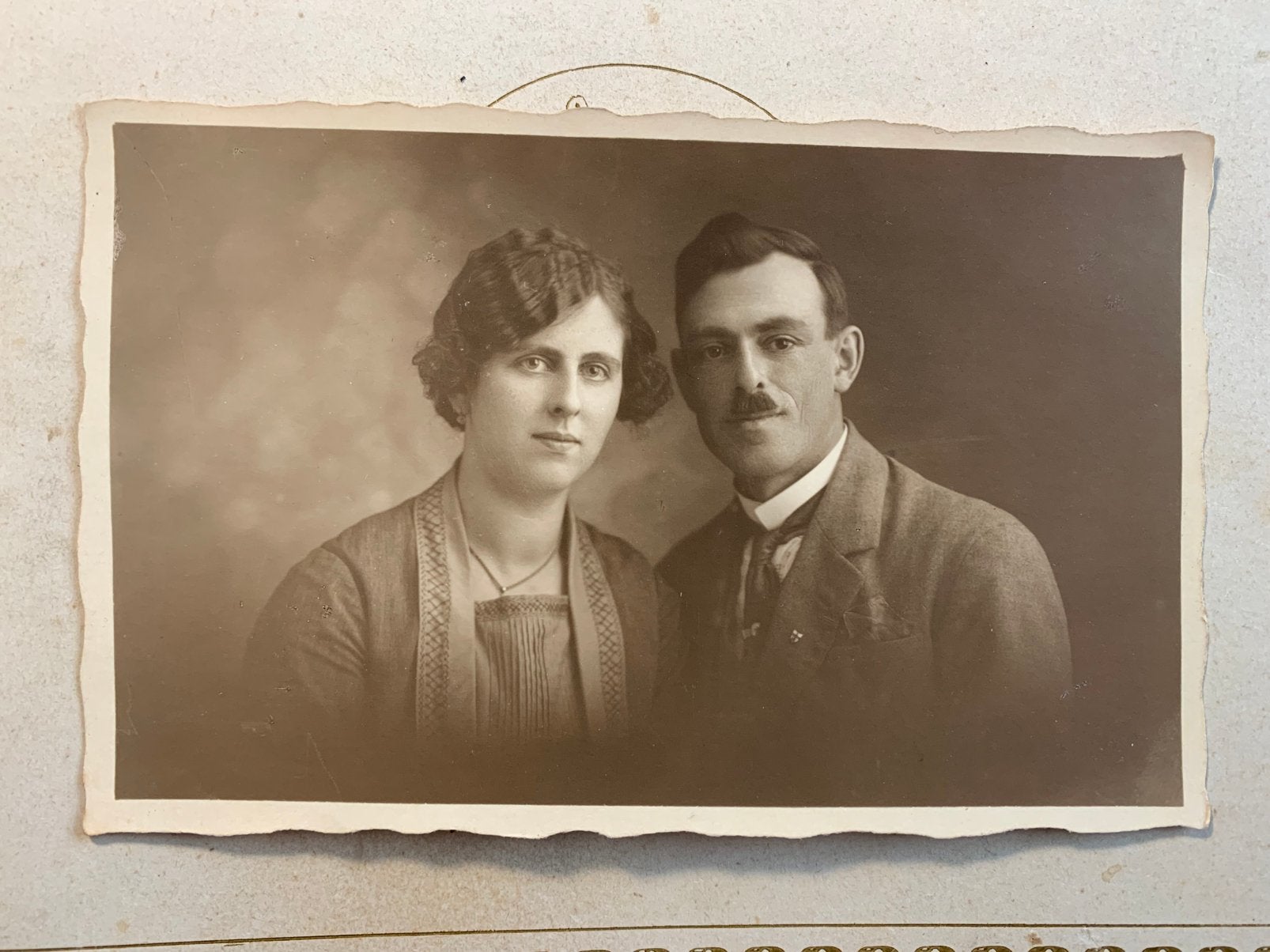 Foto - echtpaar (CW), Foto, Ophalen of Verzenden, Zo goed als nieuw, Voor 1940