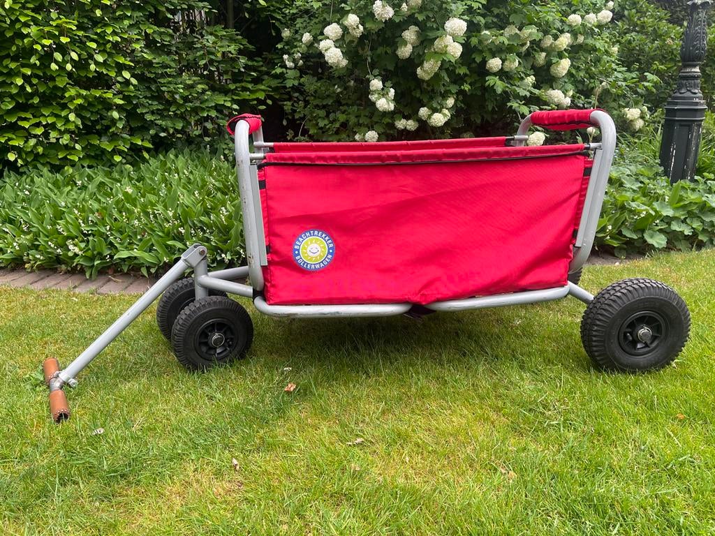 Beachtrekker- Rode bolderkar, Ophalen, Zo goed als nieuw