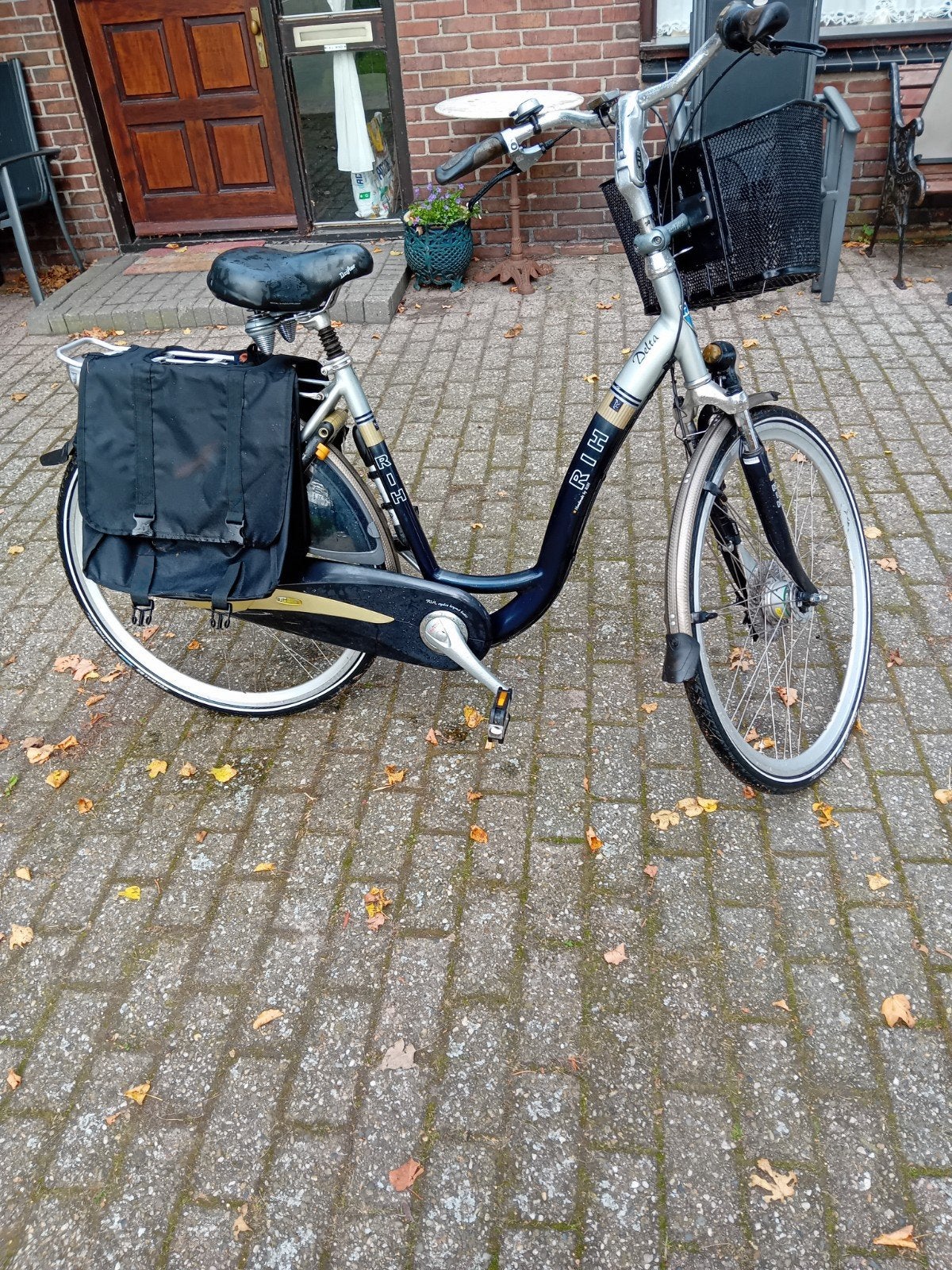 rih fiets met mand en fietstassen, Overige merken, Versnellingen, Ophalen of Verzenden, Trommelrem