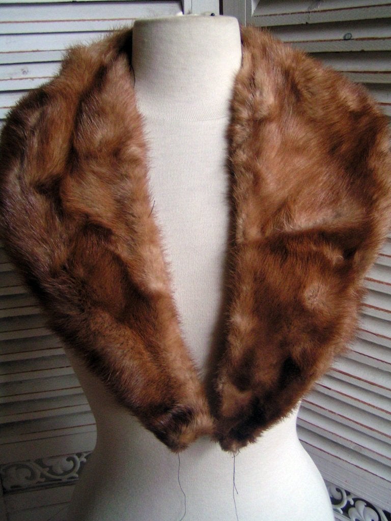 antieke bontkraag nr DD 534, Antiek en Kunst, Ophalen of Verzenden, Dames