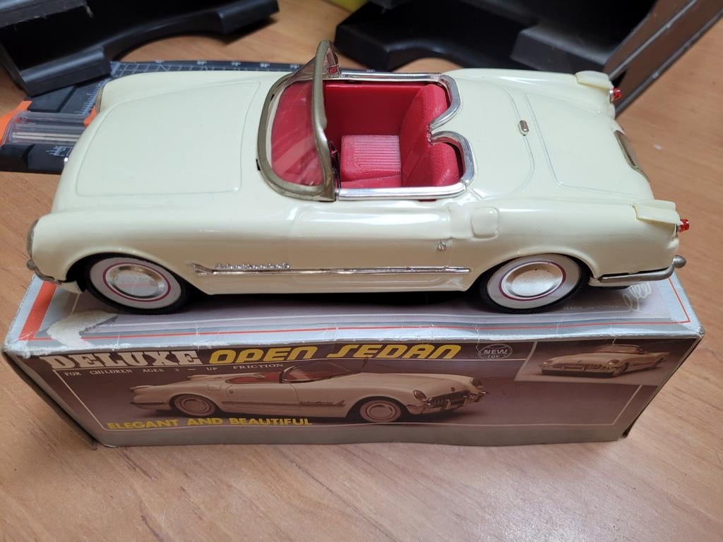 Blikken Chevrolet Corvette, Ophalen of Verzenden