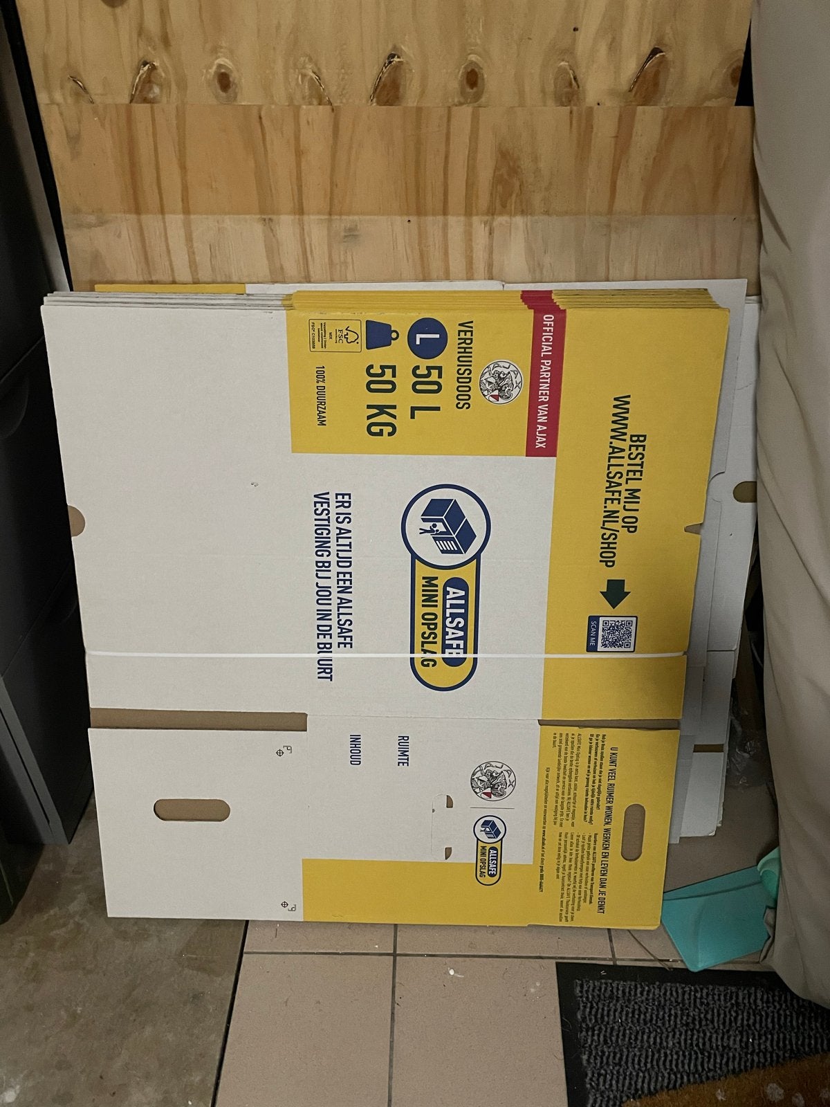 Allsafe verhuisdozen (10x nieuw), Ophalen, Doos, 50 tot 75 cm, Nieuw