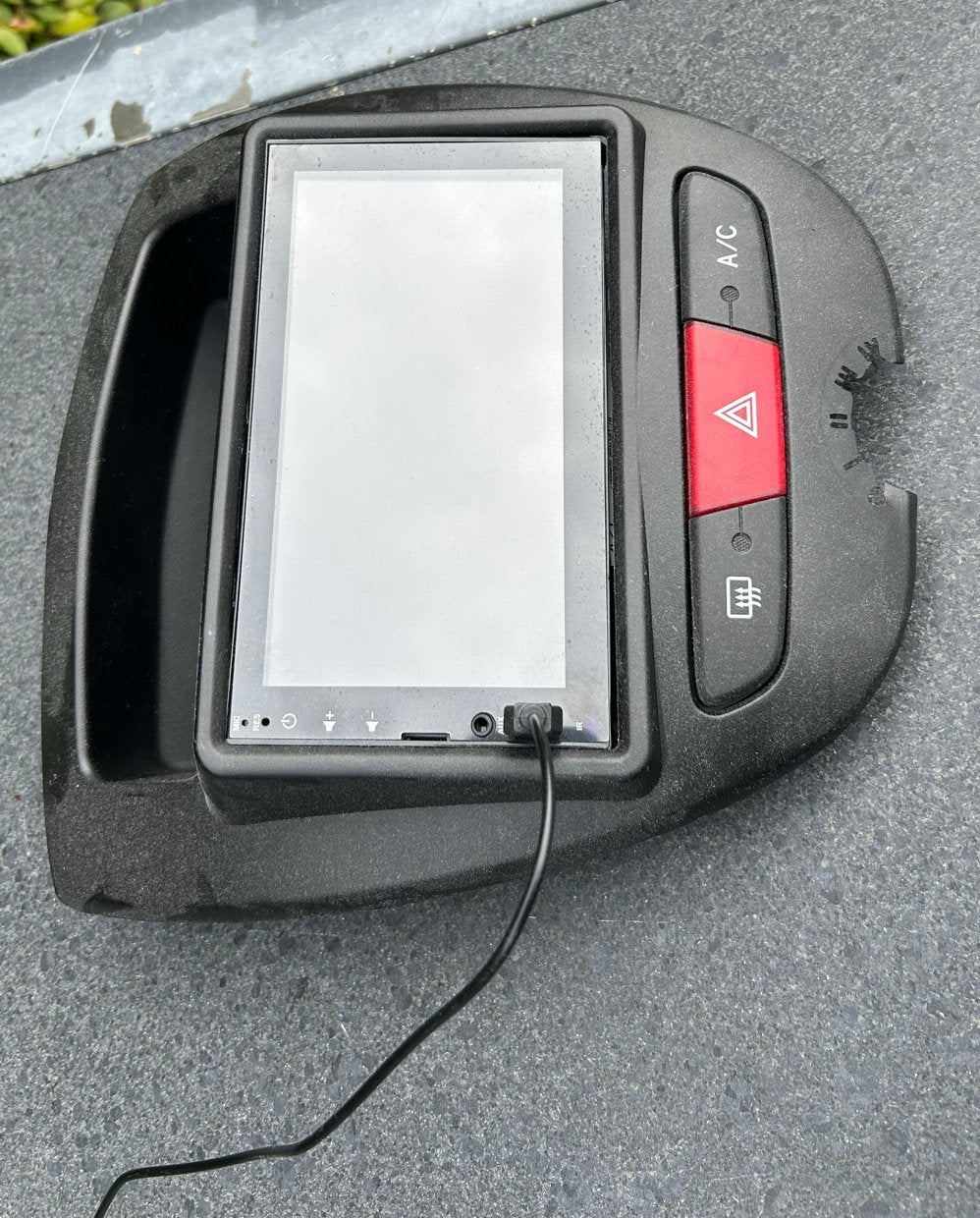 Autoradio met scherm en bedieningspaneel voor Citroen C1, Ophalen of Verzenden, Gebruikt