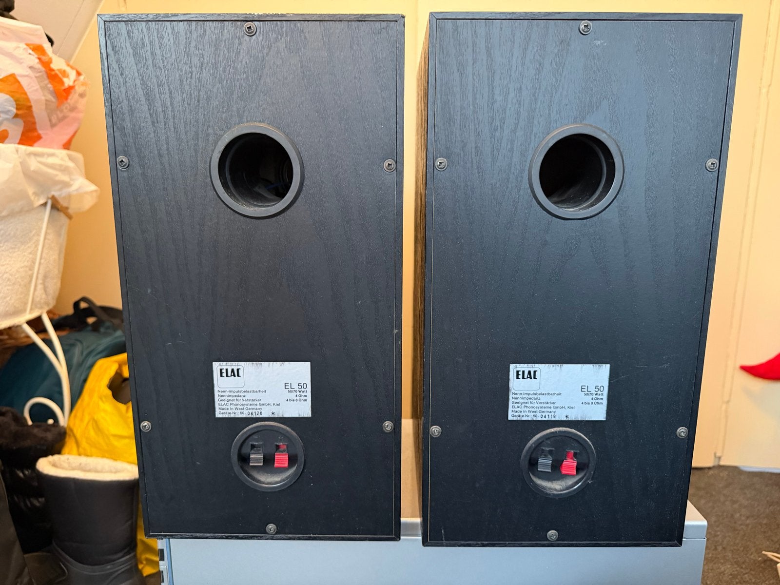 ELAC EL 50 Luidsprekers, Overige merken, Gebruikt, Ophalen of Verzenden, Basreflex